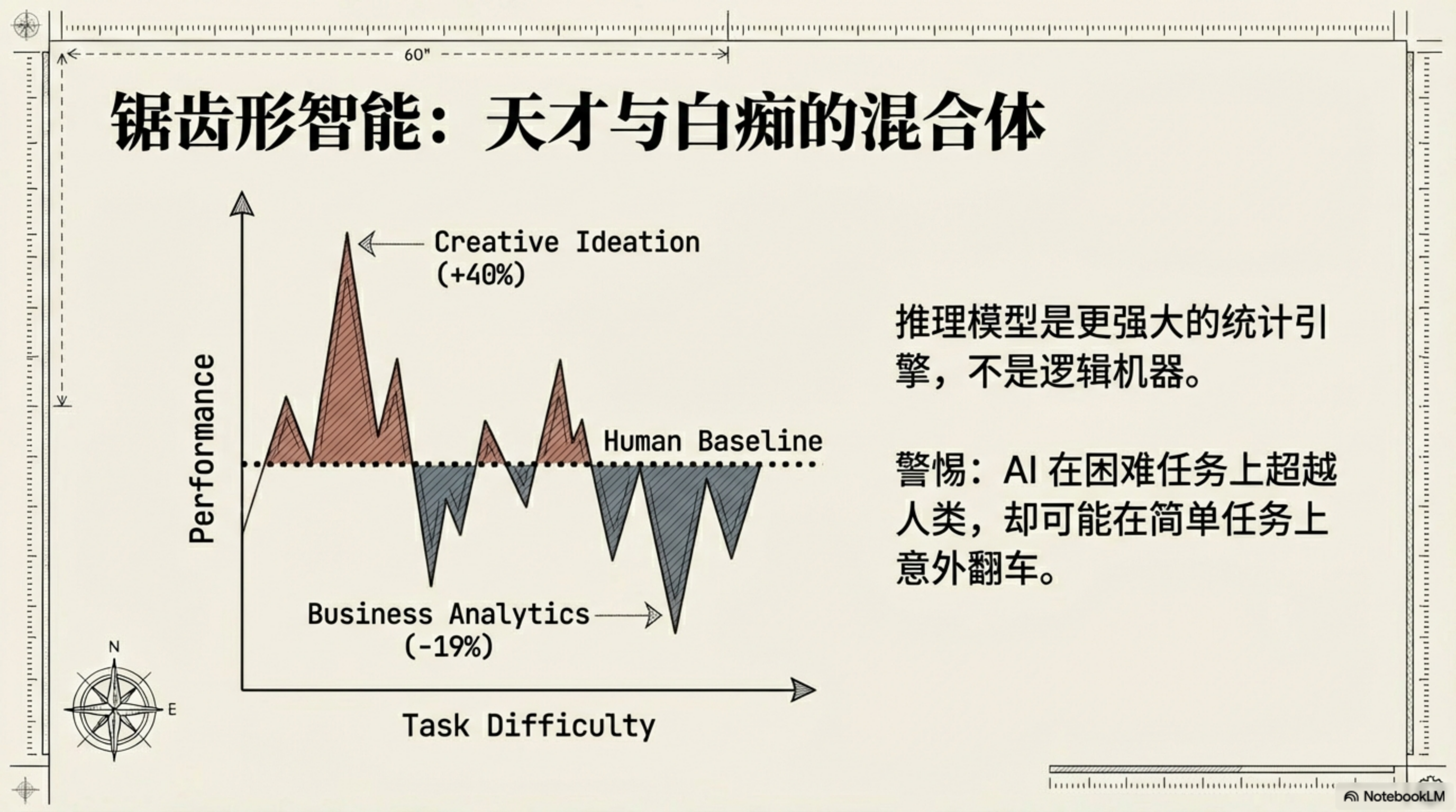 锯齿形智能：推理模型在数学竞赛上超越人类专家，却在某些简单判断题上意外翻车